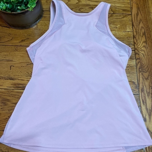 fabletics Pink Mesh Tank Top *no size/ Medium. - Picture 3 of 9